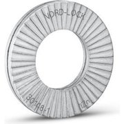 Nord-Lock Wedge Lock Washer, For Screw Size 1/2 in Steel, Zinc Plated Finish 1533